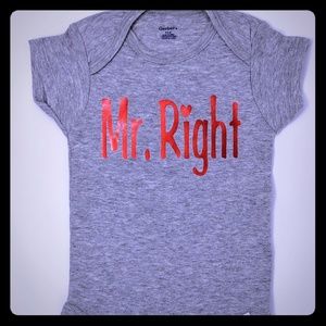 Boy's Valentine's Onesie